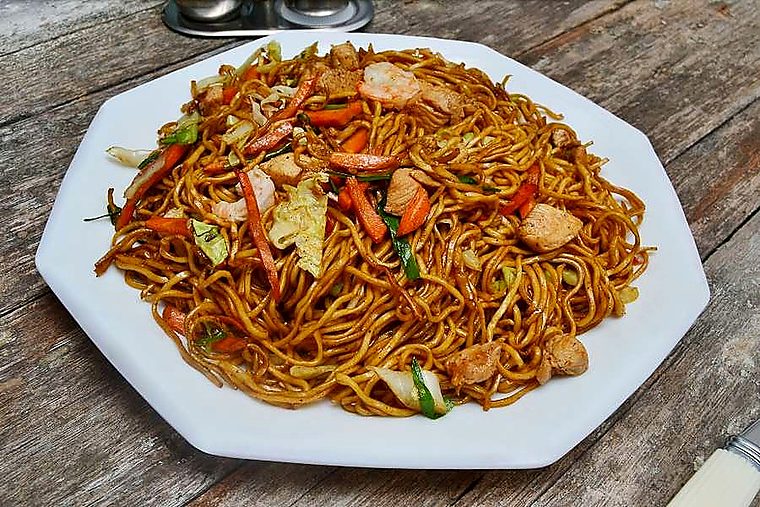 Mine frite — the Chinese influence