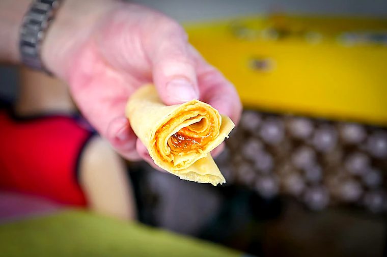 Dholl puri — the island’s street-food staple
